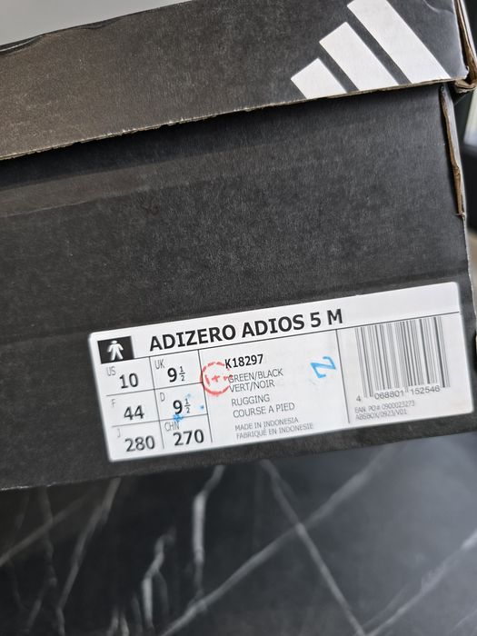 Adidas Adizero Adios Pro 5 44 Noi!