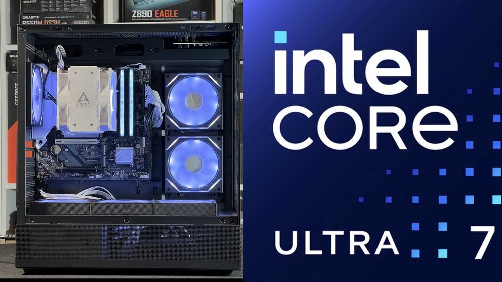 PC intel 7 ULTRA 265K Z890 32GB DDR5 6200 750W 80+ SILVER Nou