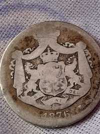 Moneda  2 lei 1876