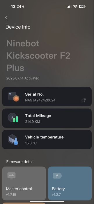 Trotinneta electrica Ninebot F2 Pro 2 2025