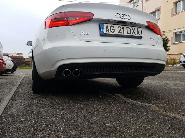 Difuzor prelungire spoiler bara spate AUDI A4 B8 2012 - 2015 Facelift