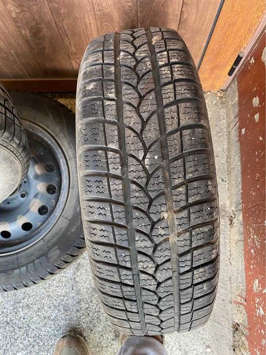 4 броя зимни гуми с джанти, 185-65-14 dot 2021