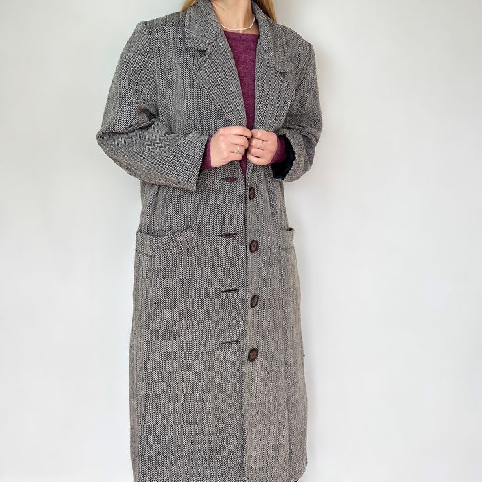 Винтидж дълго палто