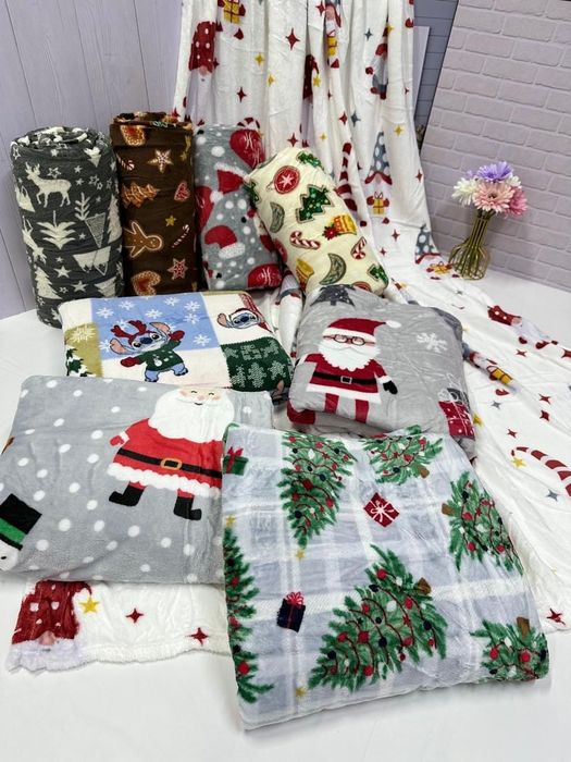 Новогодние пледы в коробке