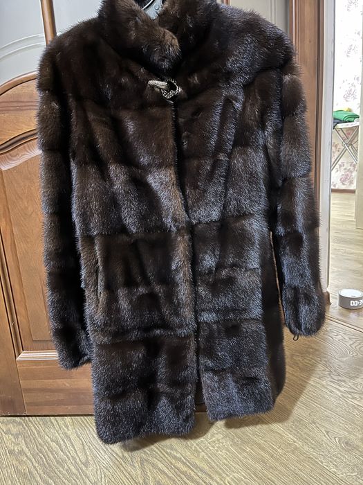 Шуба норковая теплая