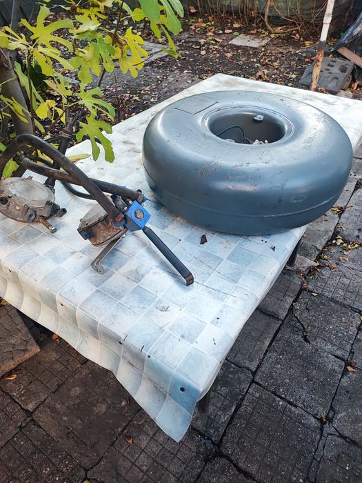 Газова бутилка в комплект с евро клапан  в срок на валидност