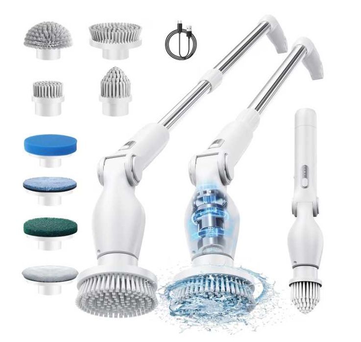 Perie electrică curățare Leebein YMG-818, 2500 mAh, albă