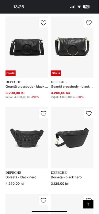 Geanta umar crossbody,poseta dama,Depeche