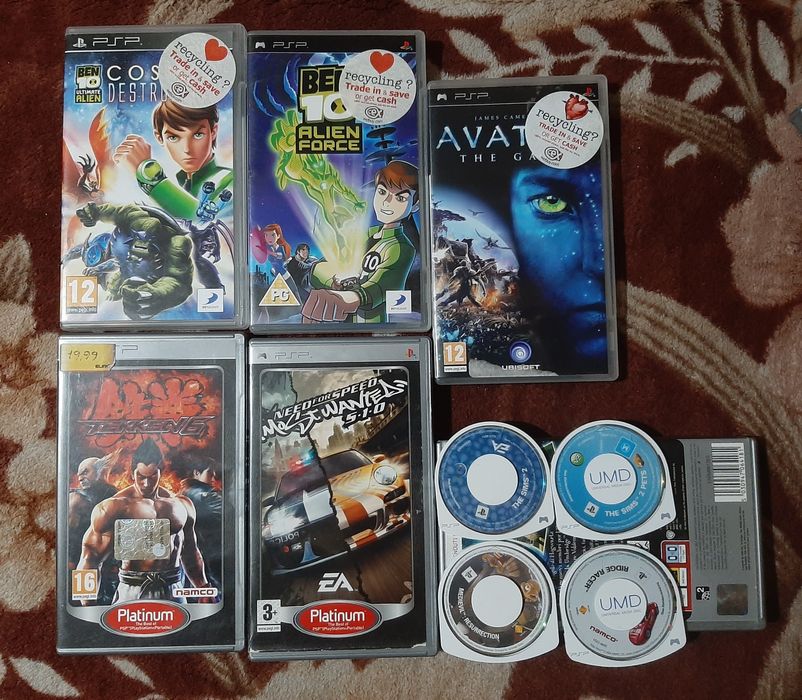 Vând psp 9 bucat la 250 lei in stare bună