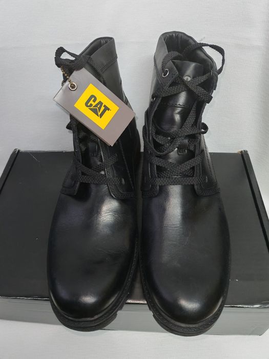 Чудесни мъжки боти от естествена кожа CAT №44