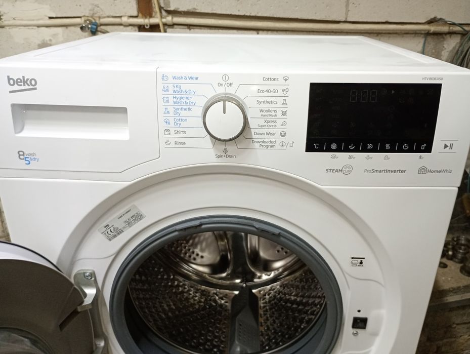 Mașină de spălat cu uscător Beko