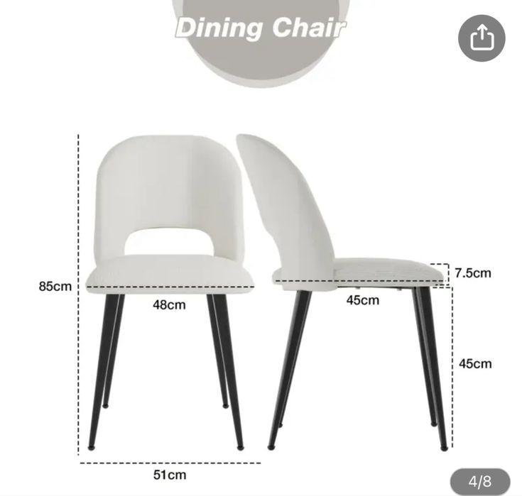 Scaun dining catifea dungi fine