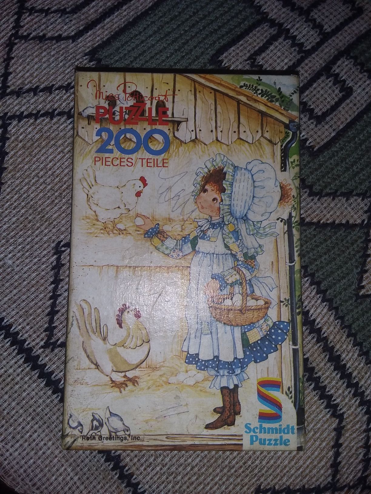 Joc puzzle pentru copii ,Miss Petticoat 200 piese