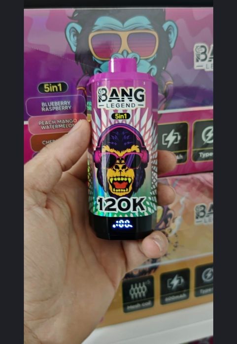 Vape 120.000 Puffs 5 Arome Reincarcabil Display