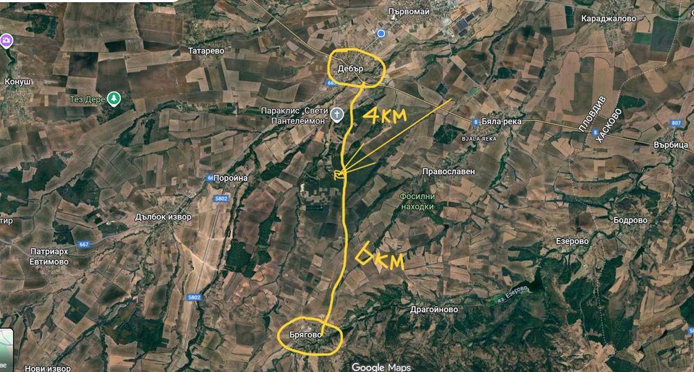 Продава се Парцел в Първомай - 2320 кв.м за 3 €/кв.м - Снимка #11