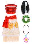 Costumație Vaiana cu accesorii, xl, noua
