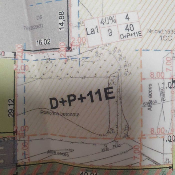 Teren cu PUZ pentru bloc cu 13 etaje