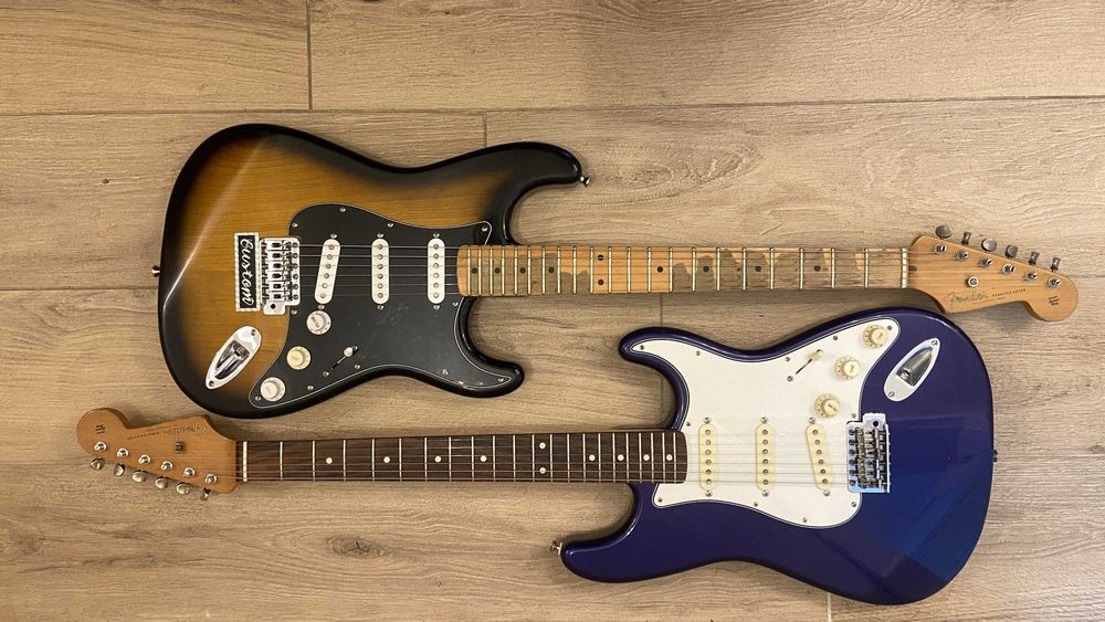 2 броя Fender stratocaster Road Worn, FAT 50 Texas special Custom shop