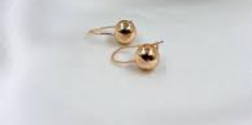 Продам золотые серезки