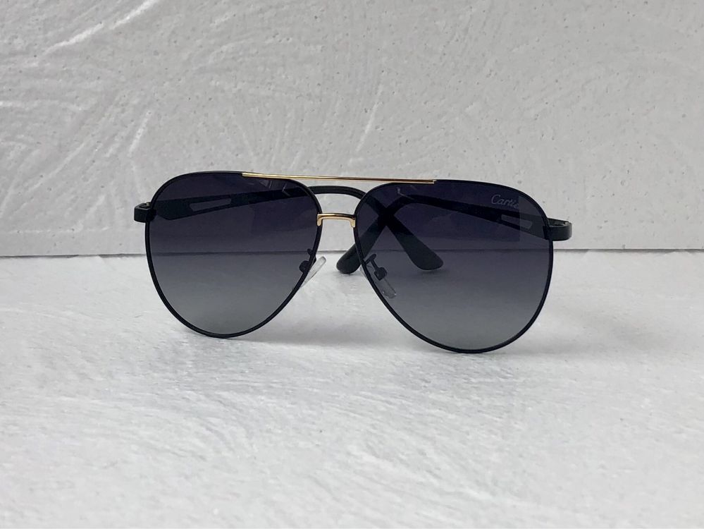 Cartier Мъжки слънчеви очила авиатор CA 00132