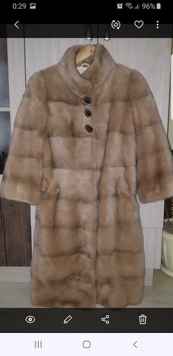 Норковая шуба arabeska размер xs
