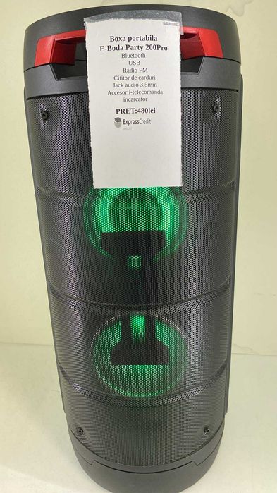 Boxa portabila E-Boda Party 200 Pro( Tomesti b 32092) Garantie 2 ani !
