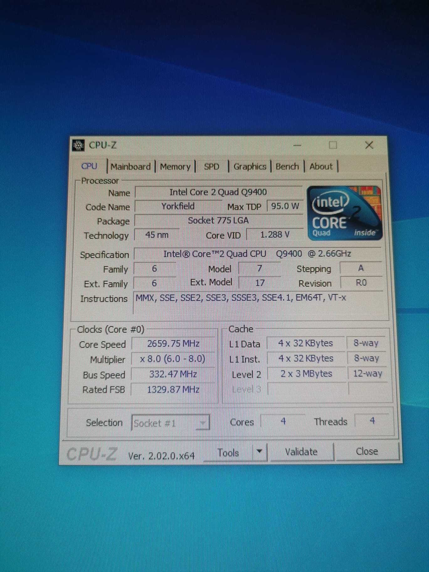 Calculator desktop HP slim Intel Q9400 2.67 GHZ Windows 10 cu Licenta