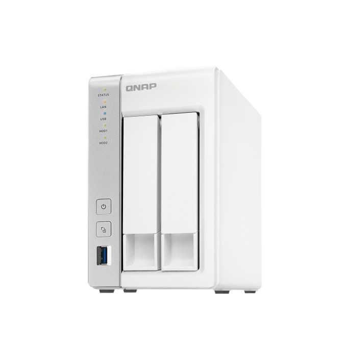 NAS QNAP TS-231P2 –Разширена RAM памет 8GB + 2x2TB хард диска WD Black