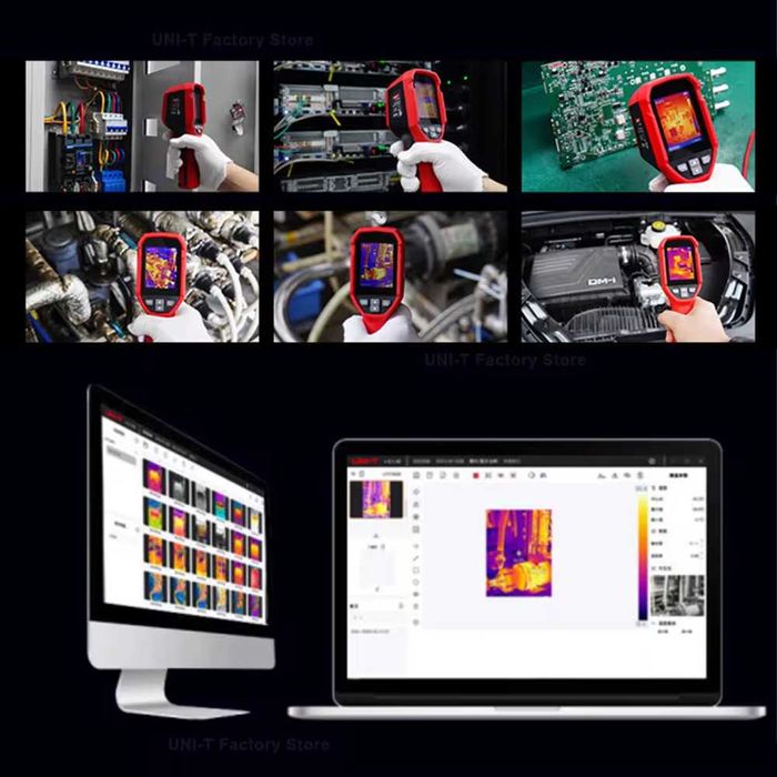 Camera Termoviziune UTI 160s Uni-t Termocamera termice 160x120 Laser