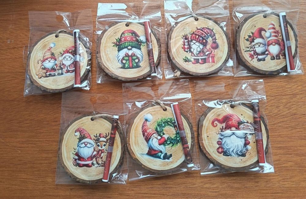 Коледни играчки за елха с късметче