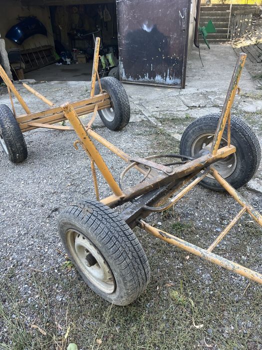 Гумена Каруца - метална конструкция