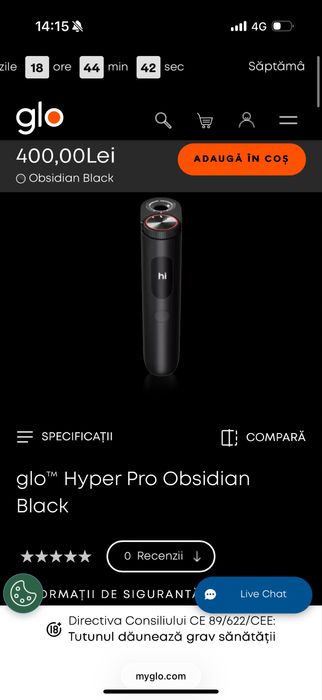 Glo Hyper Pro Obsidian ( cel nou)