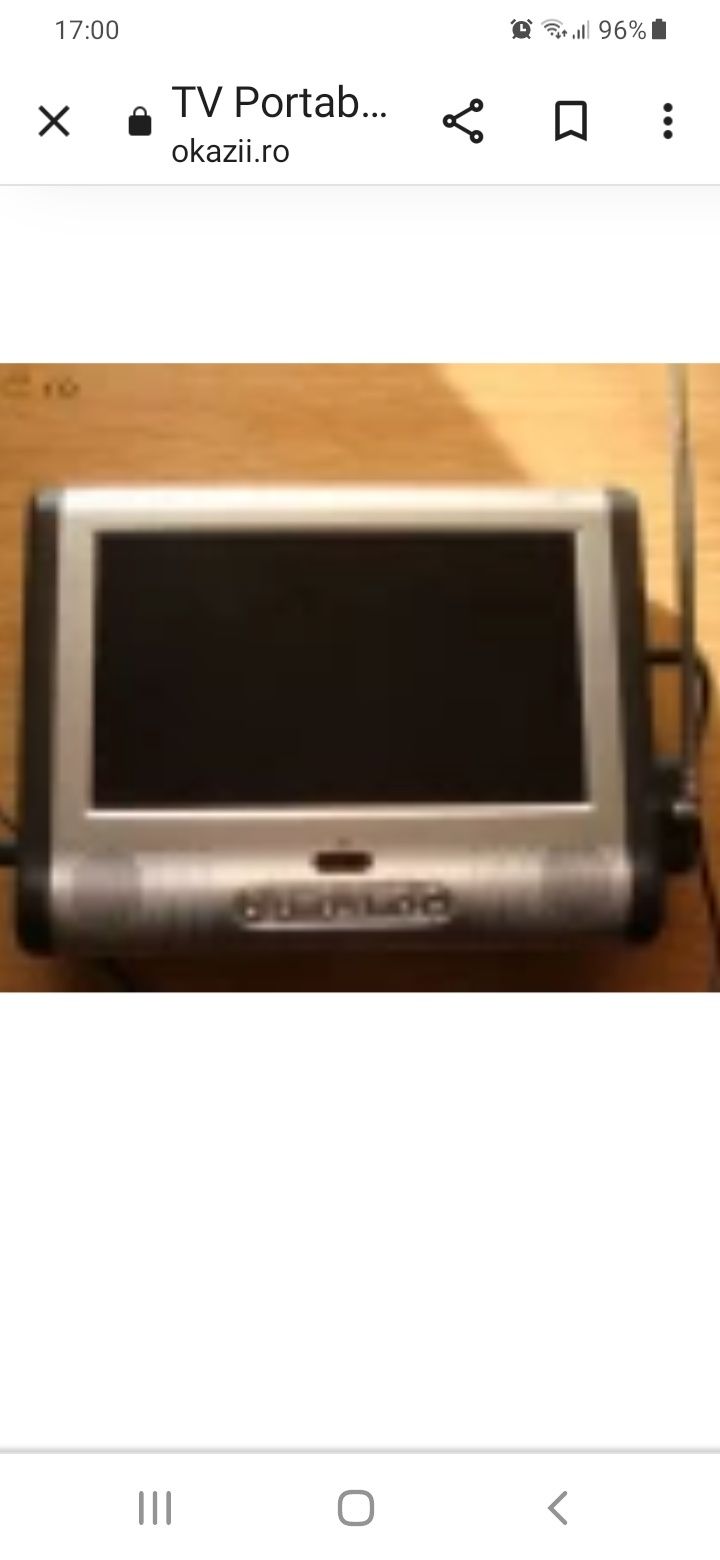 TV Portabil LCD 18 cm TCM DVB-T & TV COMBO