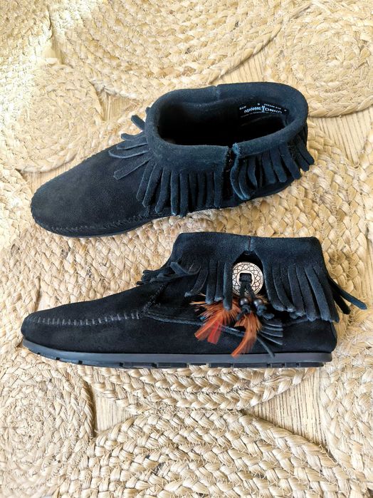 Botine deosebite Minnetonka piele naturală