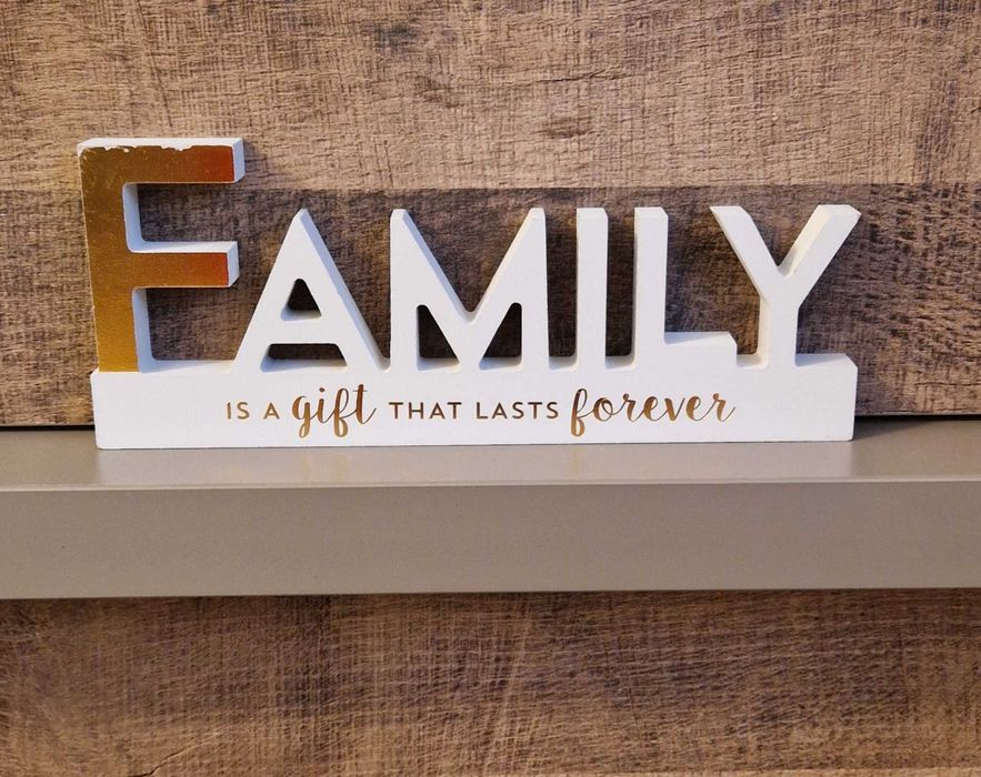 Decorațiune lemn FAMILY