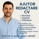 Ajutor redactare CV profesionist | Română – Engleză – Olandeză