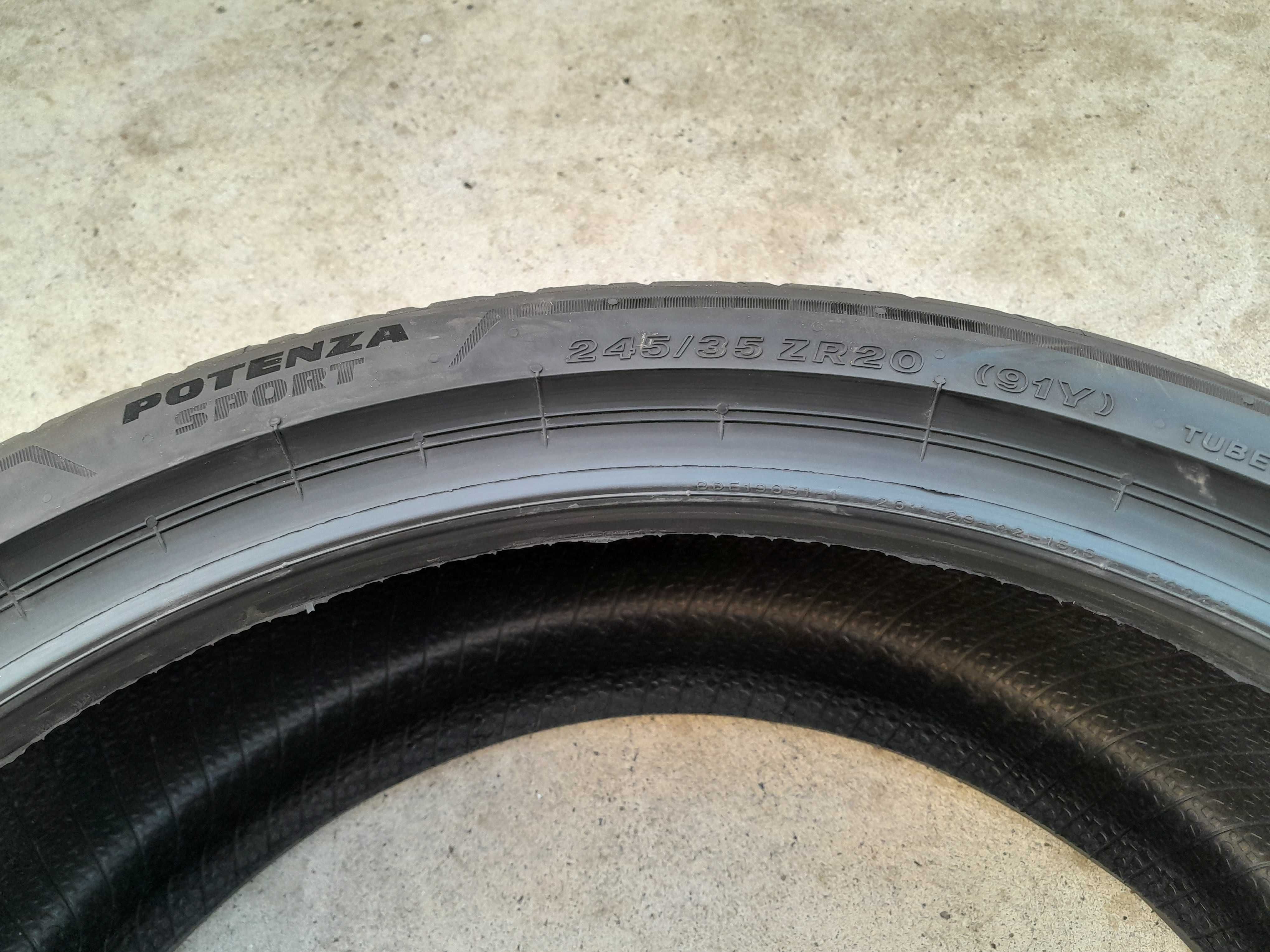 O anvelopa vara 245 35 20 bridgestone potenza sport 8 mm dot 3322