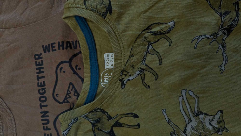 Лот детски блузи с дълъг ръкав и суичъри 122  6-7-8 години за момче