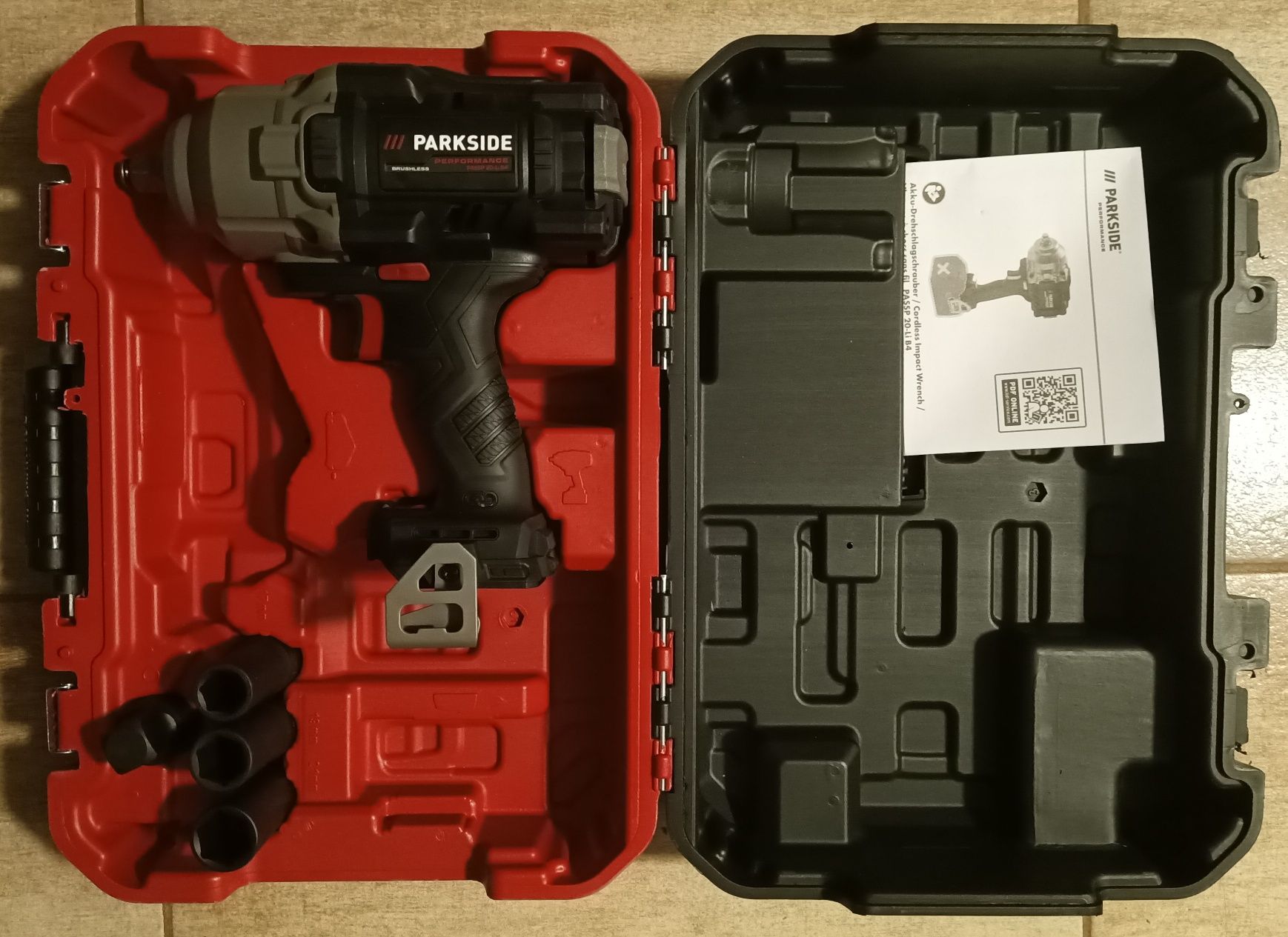 Parkside B4 C4 performance 1898Nm pistol roti 20V cu impact percutie