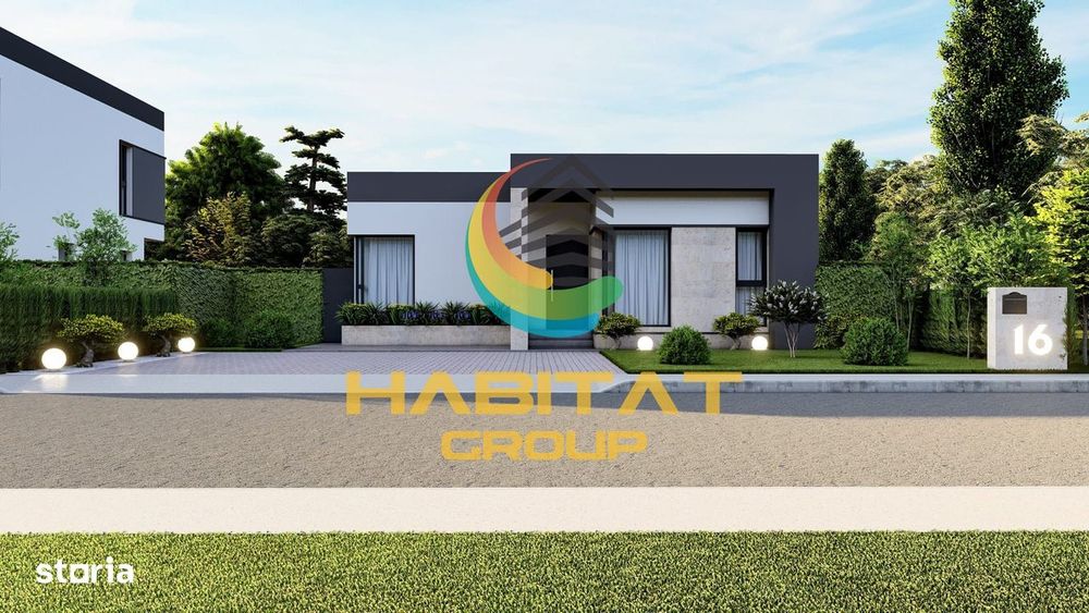 Casa individuala parter, ansamblu rezidential,  mutare imediata- Vidra