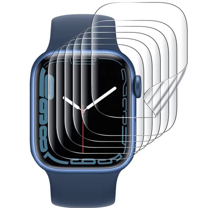 Folie Curbata Din Silicon 0,2mm Full Cover Ceas Apple Watch