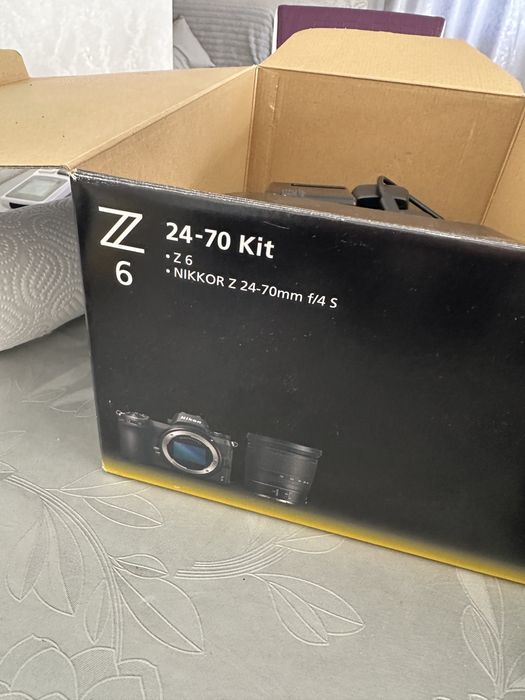 NIKON Z6 Обектив 24/70/4s Цял комплект