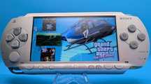 Sony PSP 1000 IPS-mod (Ice Silver, 64гб, прошивка, 50 игр, новый АКБ)