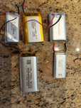 Vand acumulator baterie lipo 3.7v 2500 mah noua