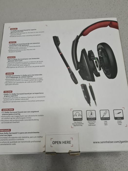 Vând căști Sennheiser GSP 350