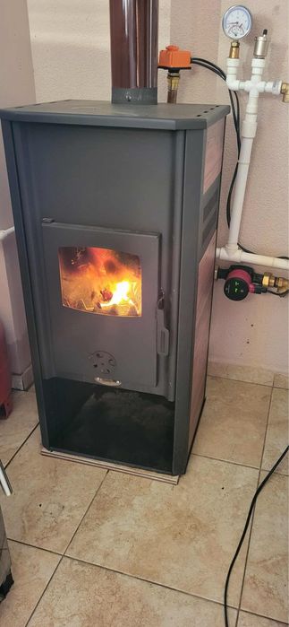 Termosemineu pe lemne Fornello Roma E 22kW