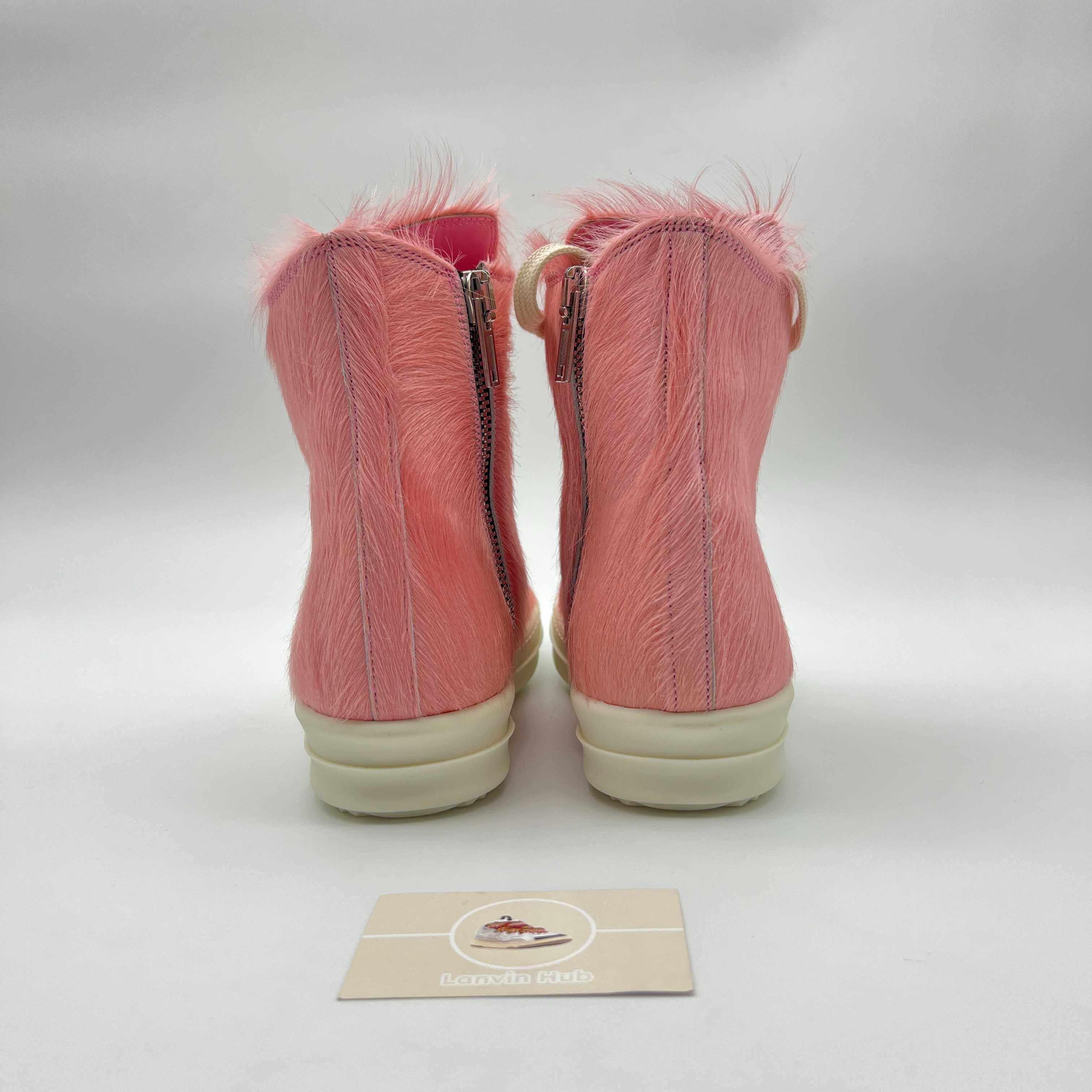 Rick Owens Ramones Pink Pony Hair