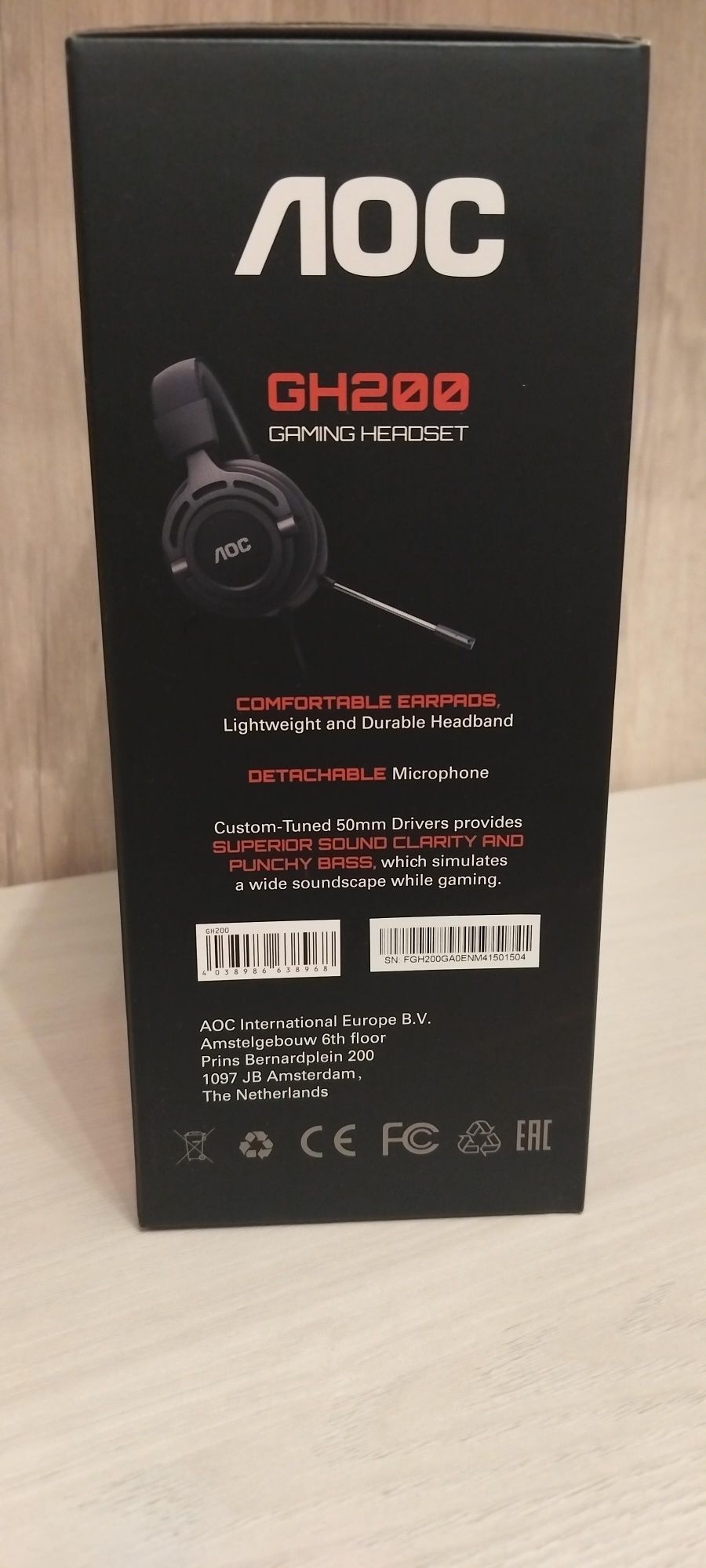 Наушники AOC GH200 черный