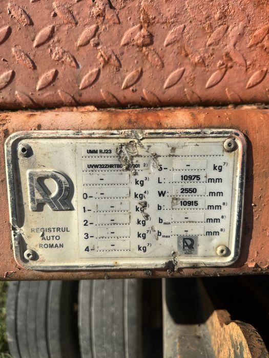 Remorca 3 axe 33000kg