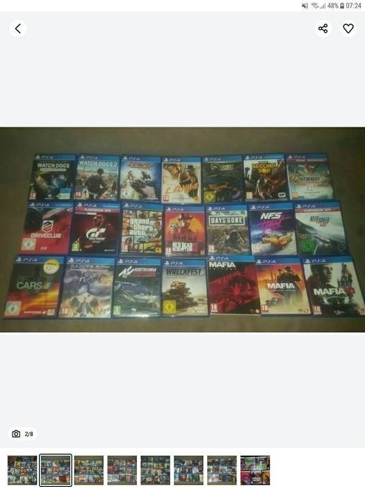 PS4 cu multe jocuri